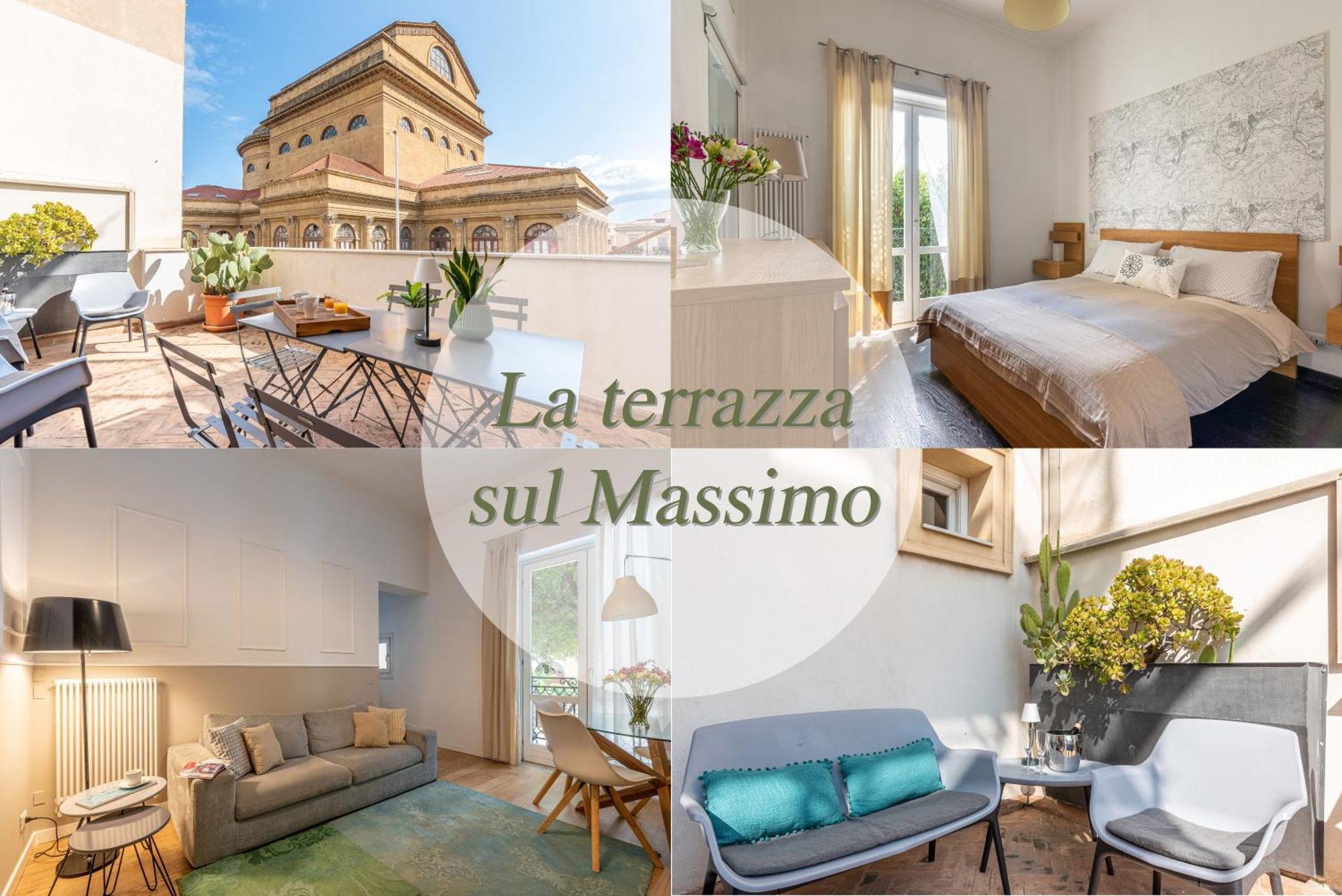 Апартаменты La Terrazza Sul Massimo Палермо Экстерьер фото